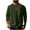 Army Green, variant on SHTXOZHI Fall Tee Shirts for Men Long Sleeve Lace-Up Pullover Shirts Solid Color Casual Tops