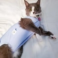 thumbnail image 3 of Cat Recovery Suit for Male and Female Surgical Post Surgery Soft Shirt Clothes Neuter Licking Protective Diapers Outfit Cover, 3 of 6