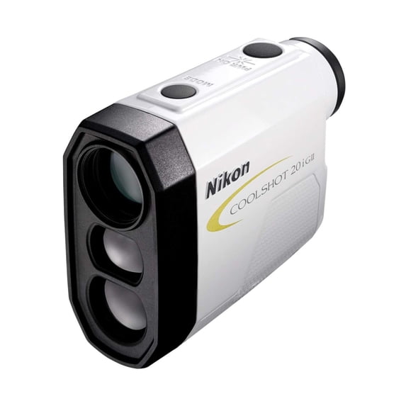 Pre-Owned Nikon COOLSHOT 20i GII 6x Golf Laser Rangefinder with Slope-Adjusting ID Technology (White)