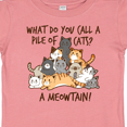 thumbnail image 4 of Inktastic What do you call a pile of cats? A MEOWTAIN Boys or Girls Baby T-Shirt, 4 of 5