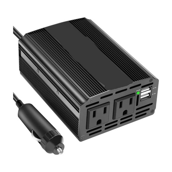 Inversor De Corriente Automático, 12v A 110v 300w, 2 Ac Y 2