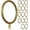 Gold, variant on 14 pcs Gold 2-Inch Inner Diameter Metal Curtain Rings with Eyelets