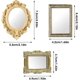 thumbnail image 3 of conjunto De 5 Miroirs Miniatures Pour Maison De Poupe, Mini Miroir Mural Pour Maison De Poupe, Salle D'tude, Chambre Coucher, 3 of 5