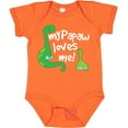 thumbnail image 3 of Inktastic My Papaw Grandpa Loves Me Dinosaur Boys Baby Bodysuit, 3 of 5