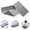 Dark Grey, variant on Bed Wedges & Body Positioners (3 in 1), 40 Degree Wedges for Bed Positioning,Positioning Pillows for Elderly, Wedge Pillow for Bed Sores, Side Sleeping, After Surgery,Back Pain,Green