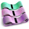 thumbnail image 1 of Resistance Hip Bands, Fitness Bands Set, Yoga Belt In 3 Tensile Strengths, Training Band, Yoga Band, Resistance And Support For Leg Training, 1 of 3