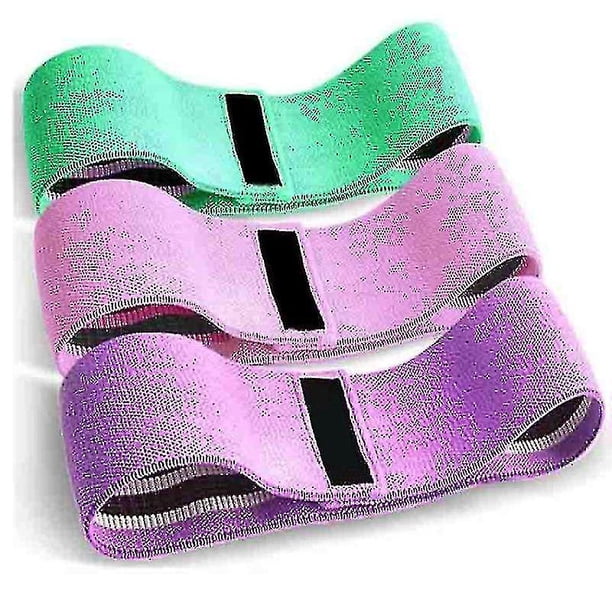 Resistance Hip Bands, Fitness Bands Set, Yoga Belt In 3 Tensile Strengths, Training Band, Yoga Band, Resistance And Support For Leg Training