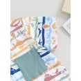 thumbnail image 5 of Bagilaanoe 2pcs Toddler Baby Boy Shorts Set Short Sleeve Print T Shirt Tops + Shorts 6M 12M 18M 24M 3T Kids Casual Summer Clothes, 5 of 8
