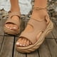 thumbnail image 1 of WILLBEST Sandalias De Playa Para Mujer, Zapatos Planos Cálidos Con Suela Suave Y Lazo Para Otoño E Invierno., 1 of 4