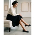 thumbnail image 5 of Women’s Split Toe Ballet Flats with Bow Slip On Flat Dress Shoes, 5 of 5
