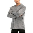 thumbnail image 5 of Gym Workout Long Sleeve Hoodies for Men Quick Dry Breathable Hooded Sweatshirts, 5 of 6