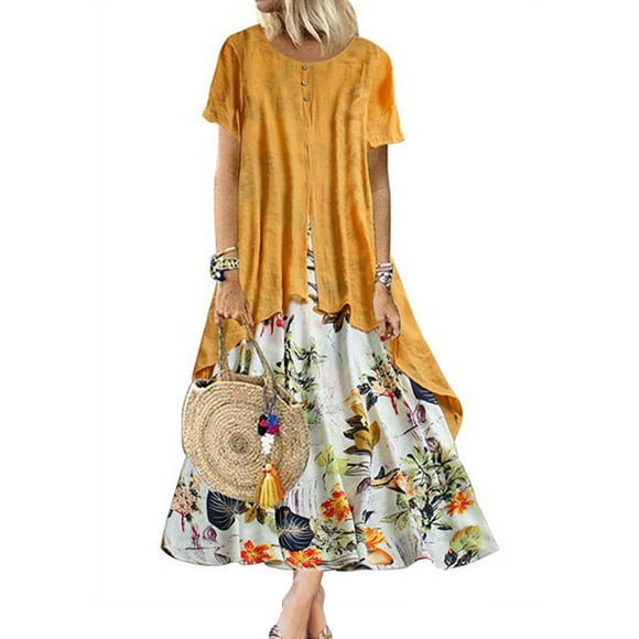 Womens Boho Dress