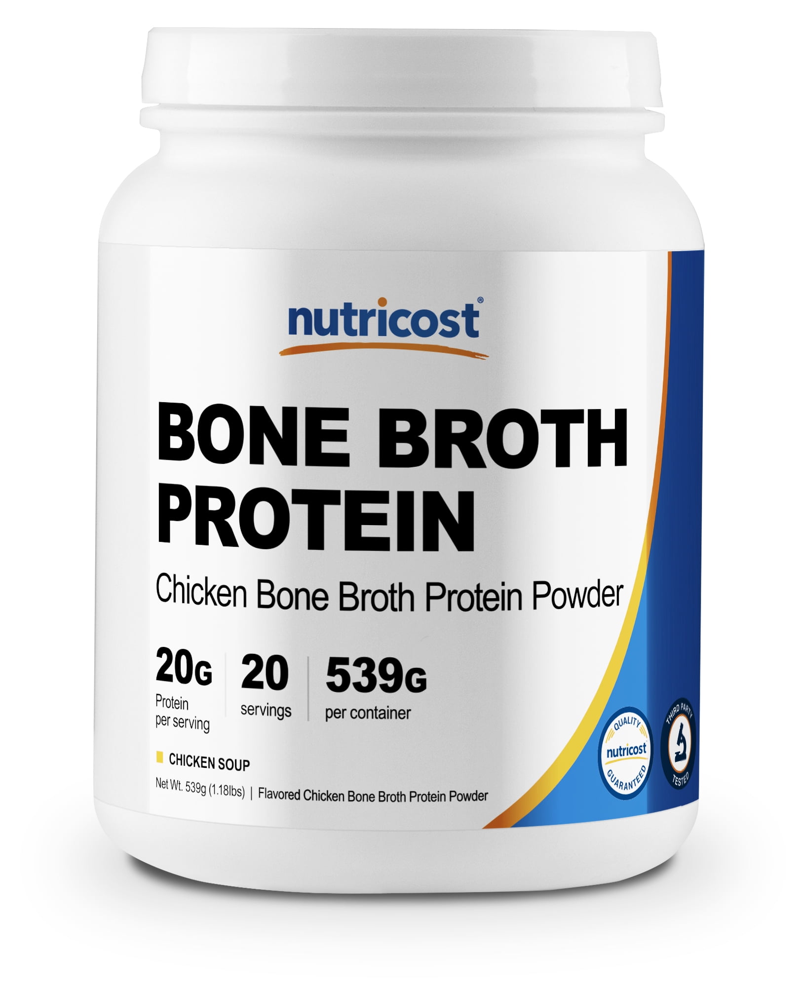 Nutricost Chicken Bone Broth Protein Powder (20 Serv) Chicken Soup