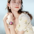 thumbnail image 7 of Comvin Compatible With Samsung Galaxy Watch 7/6/5/4 Bands 40mm 44mm/Watch 6 Classic 47mm 43mm/Watch 5 Pro Bands 45mm for Women, Silicone Fancy Engraved Rose Straps, 7 of 7
