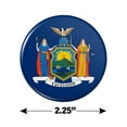 thumbnail image 3 of New York State Flag Kitchen Refrigerator Locker Button Magnet, 3 of 5