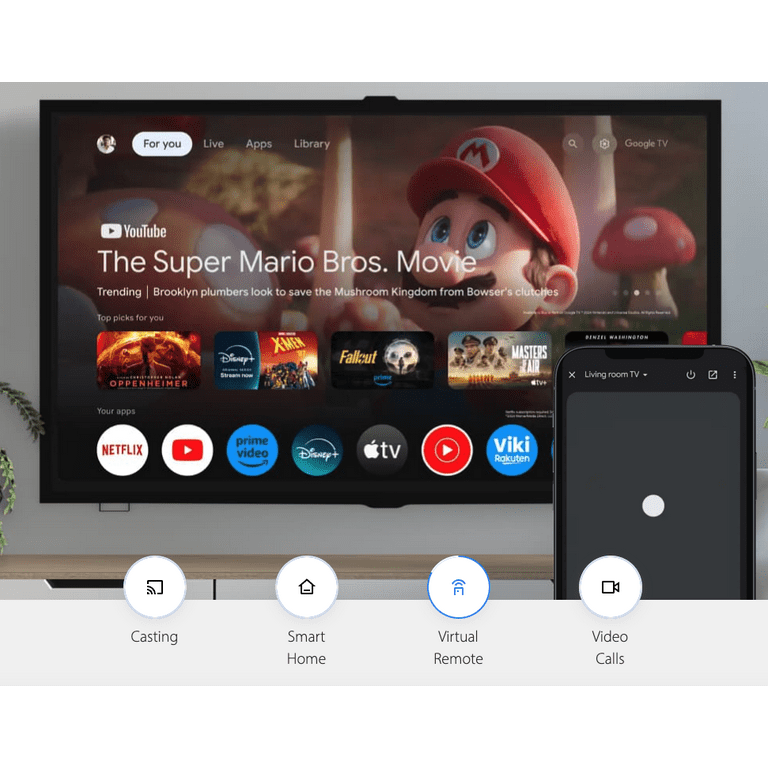 MAG 555 4K Streaming Media Player with Google TV, 4K HDR at 60