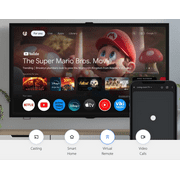 Raxxio MAG555 4K Google TV Streaming Box – 16GB Storage, 2GB RAM, Voice Control Remote, Dolby Digital 8-Channel Sound