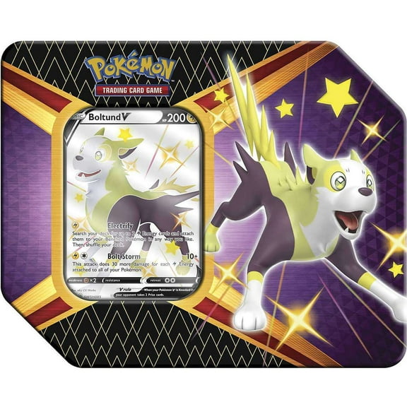 Pokémon Shining Fates Boltund V Tin Set Trading Card Game