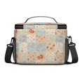 thumbnail image 3 of Lunch Box Pioneer Flower Floral Print Pattern Insulated Lunch Bag for Women Men,Medium Leakproof Lunchbox Cooler Bag Adjustable Strap,10 X 6.7 X 8 Inches, 3 of 6
