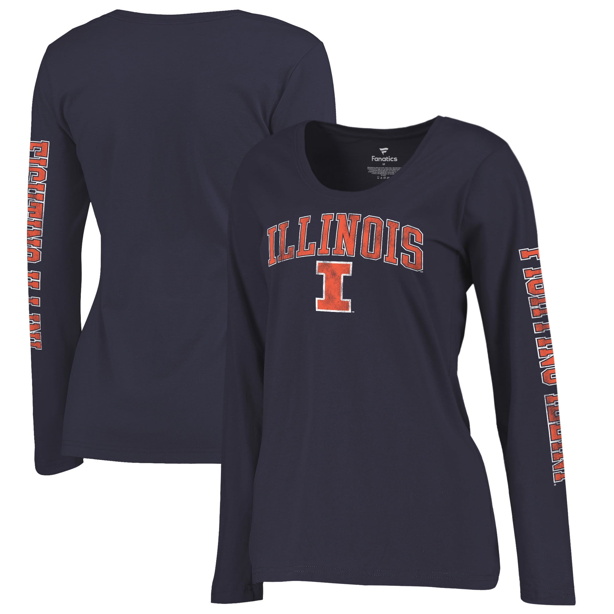 Navy OuterStuff NCAA Infant Illinois Illini Fan Jersey Romper