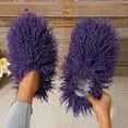 thumbnail image 6 of KAQ Unisex Fuzzy Faux Fur Slippers, Women's Fluffy Long Hair Sheep Faux Fur Slip on Slides, Girls Luxury Big Fluffy Outdoor Flat Slippers, Long Curly Hair Non-Slip Warm Home Slide Shoes, 6 of 13