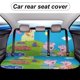 thumbnail image 5 of Peppa Pig-theme Car Rear Seat Covers Back Elastic Flexible Car Seat Covers Decorative Fits Most Cars 120x59x76cm, 5 of 6