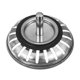 thumbnail image 3 of Juego de 2 tapones para fregadero de cocina de acero inoxidable, filtro universal para fregadero de cocina de 78 mm, tapón de drenaje para fregadero antibloqueo de acero inoxidable, para cocina y bañ, 3 of 5
