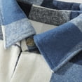 thumbnail image 5 of cllios Long Sleeve Flannel Shirts for Men Casual Open Front Button Down Shacket Jacket Regulat Fit Long Sleeve Cotton Shirts, 5 of 5