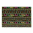 thumbnail image 1 of African Cutting Board, Ancestral Borders in Lively Colors Geometric Indigenous Culture Art Design, Decorative Tempered Glass Cutting and Serving Board, Small Size, Multicolor, by Ambesonne, 1 of 1