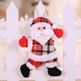 thumbnail image 2 of 1 Pack Christmas Ornaments Plush Christmas Tree Plush Hanging Ornaments Decorations Santa Snowman Elk Bear Ornaments for Christmas Tree Pendant Festive Season Holiday Party Home Decor, 2 of 5