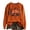 S01-Orange, variant on Sweatshirt for Women Oversized Vintage Pumpkin Spice Letter Graphic Crew Neck Long Sleeve Fall Casual Halloween Loose Pullover Tops Beige L