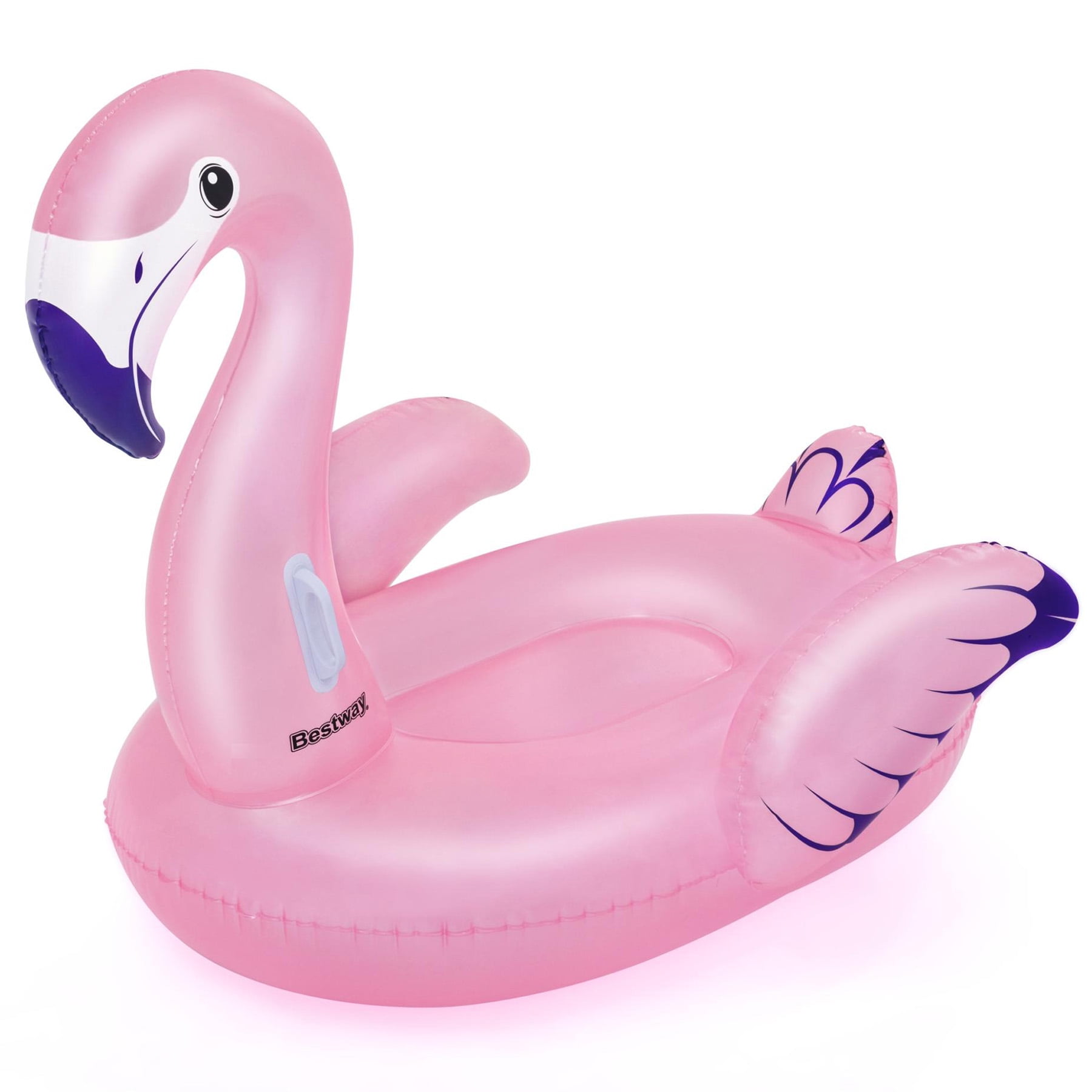 STAJOY Flamingo Inflatable Swimming Pool Float 47 inches with Glitters for Adults Flamingo 