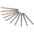 thumbnail image 4 of Juego de 10 brocas helicoidales de acero de alta velocidad de 40 mm con vástago recto totalmente rectificado para taladrar metal, madera, acero y plástico., 4 of 14