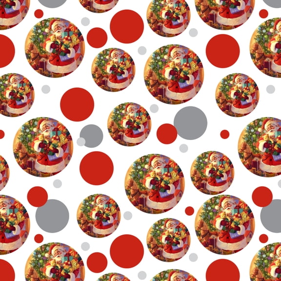 Christmas Holiday Santa Delivering Toys Premium Gift Wrap Wrapping Paper Roll