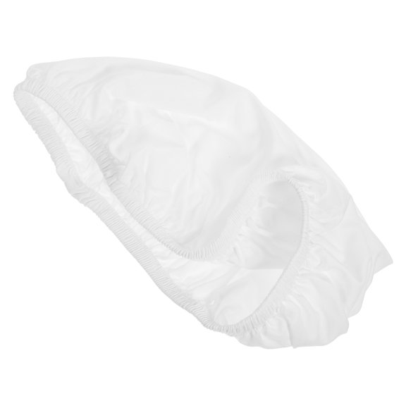 IBASETOY White Polyester Toilet Tank Cover Fit and Modern Bathroom Decorative Style