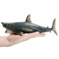 thumbnail image 4 of Juguete de tiburón Megalodon grande, habilidad práctica, a prueba de herrumbre, la mejor colección, Animal marino realista, figura de tiburón blanco para decoración kaili Sencillez, 4 of 5