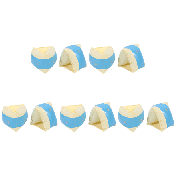 Anillo Brazo Natación Bandas PVC Flotadores para Piscina Fiesta en La Playa () Azul