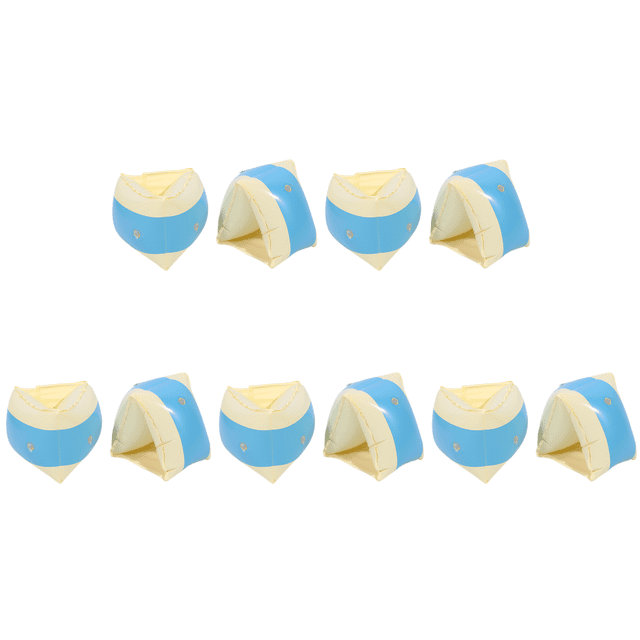 Anillo Brazo Natación Bandas PVC Flotadores para Piscina Fiesta en La Playa () Azul