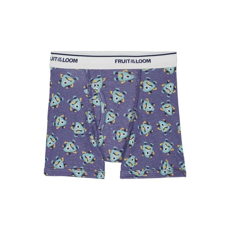 Fruit of the Loom Toddler Boy Cotton Boxer Briefs, 10 Pack