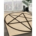 thumbnail image 3 of Ahgly Company Machine Washable Indoor Rectangle Transitional Light Brown Area Rugs, 8' x 12', 3 of 7
