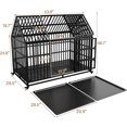 Heavy Duty Dog Crate Large Dog cage Strong Metal Dog Kennels and Crates