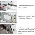 thumbnail image 6 of BIBABLYKE Warm White-Light 12V-24V Interior Reading Lamp for - Trailer Touch Control Rotation Reading LED Lights, 6 of 7