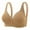 Beige, variant on Elainilye Fashion Womens Bras Thin Wirefree Plus Size Bra Comfortable Breathable Removable Shoulder Strap Bra,Black