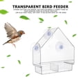 thumbnail image 4 of Comedero para Pájaros Kuymtek Con Ventana Y Casa Transparente Alimentación Artesanal para Jardín Al Aire Libre, 4 of 9