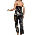 thumbnail image 3 of SCSAlgin Pajamas Women's Sleepwear Loungewear Imitation Silk Camisole Sexy Sleeveless, 3 of 3