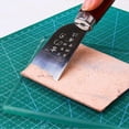 thumbnail image 3 of 1Pcs Leather Burnisher Craft Tools Clear Tempered Glass Slicker for Burnishing Polishing Board Leather Finish Tokonole Gum Tool, 3 of 5
