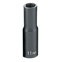 Grey Pneumatic 3/8" Drive x 11mm Deep Socket