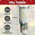 thumbnail image 6 of 40 oz Christmas Tumblers with Handle and Straw, Christmas Deer Tree 40oz Stainless Steel Vacuum Insulated Travel Coffee Mug Cup Water Bottle, Christmas Decor Stuff Accessories Gifts for Women, 6 of 7