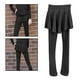 thumbnail image 4 of Pantalones Largos de Patinaje para Niñas Vestido de Patinador Cálido Leggings Medias de Compresión Entrenamiento - L Sunnimix Pantalones de patinaje artístico sobre hielo, 4 of 8