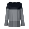 thumbnail image 4 of Tops for Women 2026 Trendy Polka Dot Long Sleeve Shirts Dressy Casual Crewneck Loose Fit Tunic Blouses Spring Outfits, 4 of 5